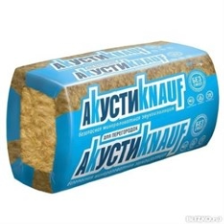  Акустична перегородка утеплювач Knauf Insulation Akustik board M  (1250x610x100 мм) 6,1 кв.м/уп