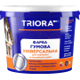 Фарба гумова універсальна Triora 10 (12 кг) біла