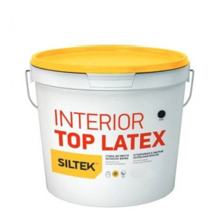 Фарба латексна стійка до миття SILTEK interior top Latex  База А (9л)  