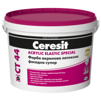 Фарба фасадна акрилова база біла CERESIT CT-44 (10л)