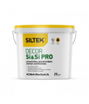 Штукатурка декоративна силікат-силіконова, камінцева 1,5 мм. SILTEK Decor Si&Si Pro база DA (25 кг)