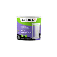 Емаль акрилова глянсова для радіаторів опалення TRIORA (0,75л)