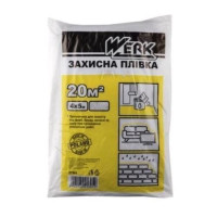 Плівка захисна WERK чорна 25 мкм 4х5м
