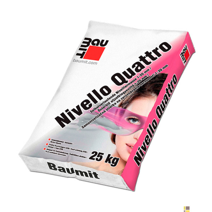 Самовыравнивающаяся смесь Baumit Nivello Quatro 25кг
