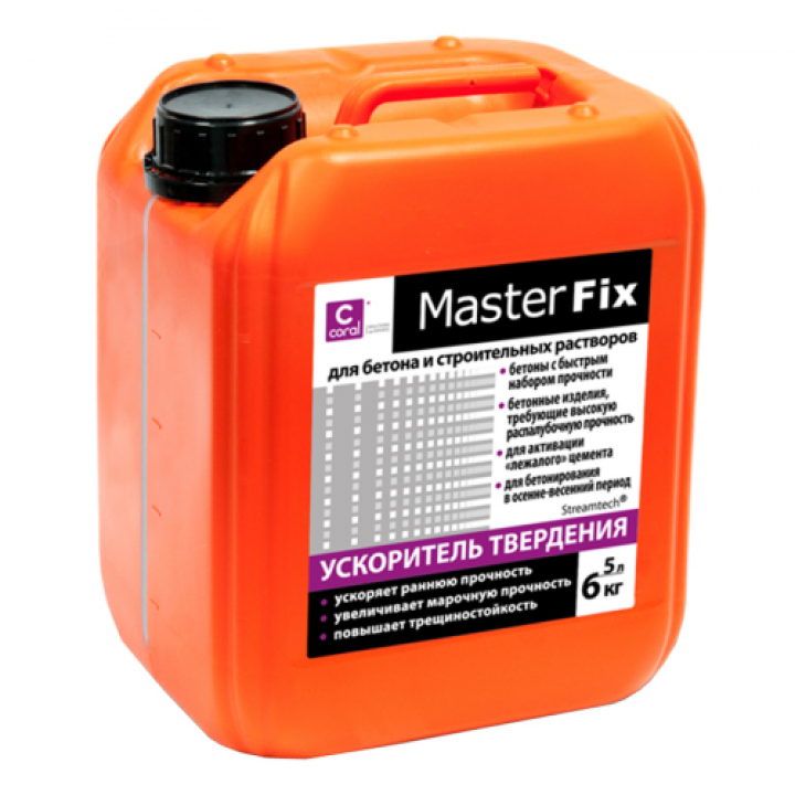 Прискорювач затвердівання Coral (MasterFix) 5л