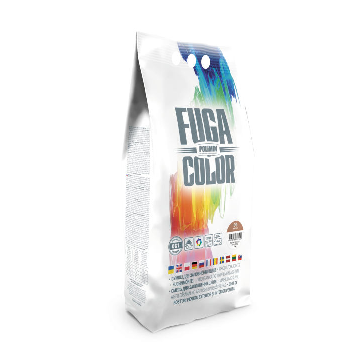 Затирка для плитки (Фуга) Polimin (Полимин) Fuga Color CG104 coffee (2 кг/кофейный)   