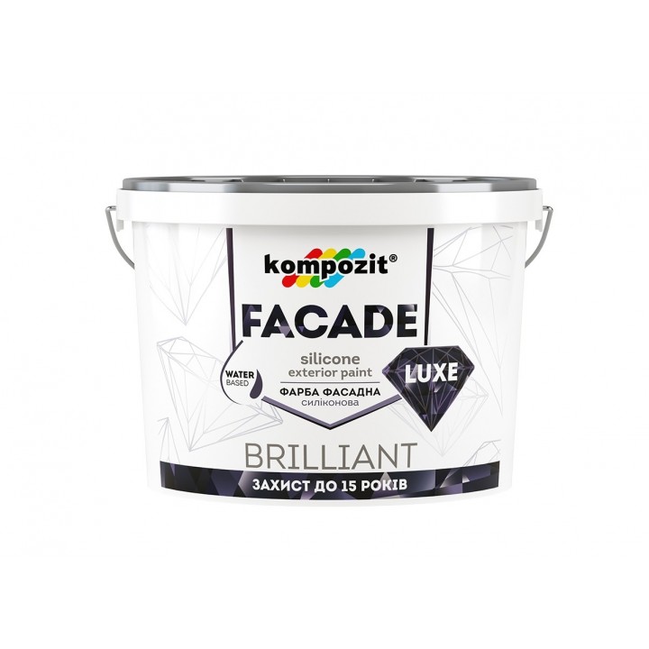 Фарба фасадна силіконова FASADE LUXE "Kompozit" (14 кг)