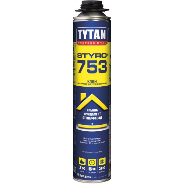 Піна-клей TYTAN PRO GUN 750 мл.