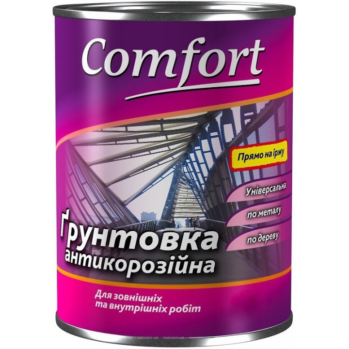 Грунтовка Комфорт (Comfort) ГФ-021 червоно-коричнева (2,8кг.)