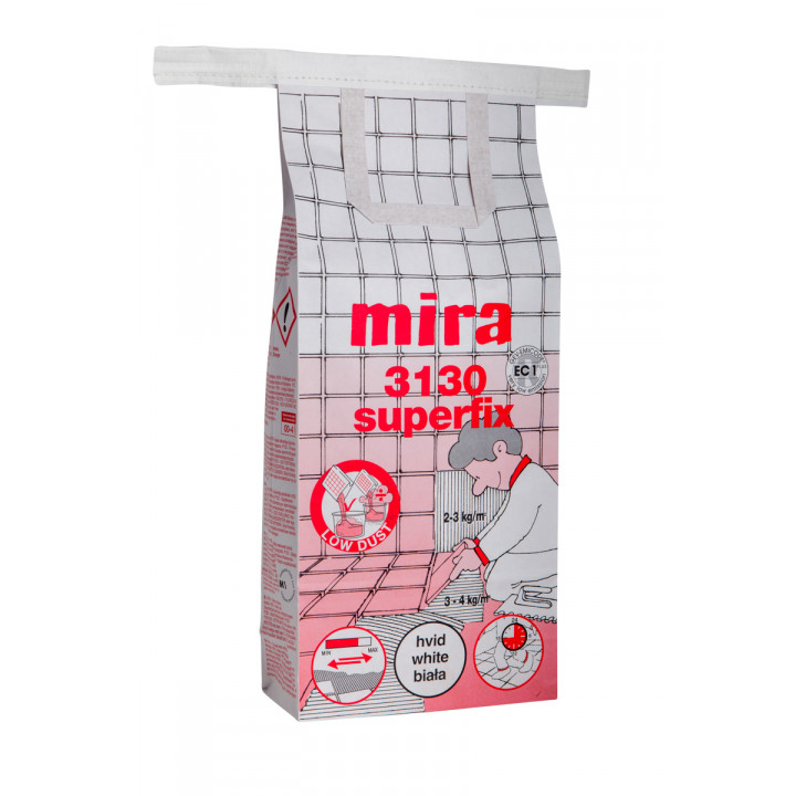 Клей для плитки mira 3130 superfix 25 кг