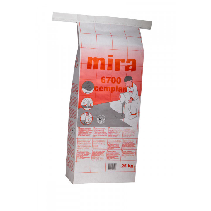 Самовыравнивающаяся смесь для пола mira 6700 cemplan