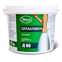 ЭЛЬФ Д60 ШПАКЛЕВКА ФИНИШНАЯ, 27 КГ