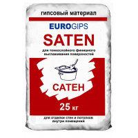 Шпаклевка Satengips (Сатенгипс) Еврогипс финишная, 25 кг
