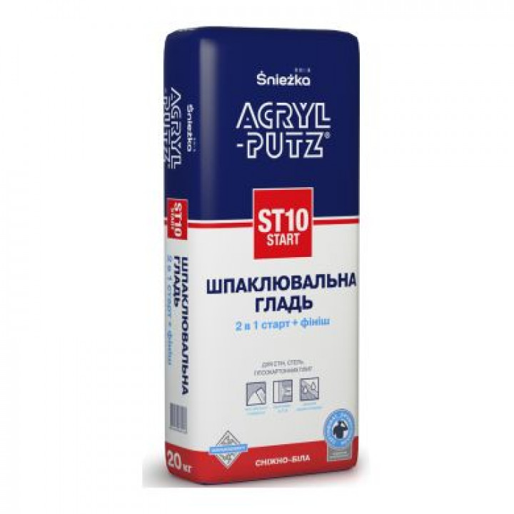 Шпаклевка Sniezka Acryl-Putz start+ finish 20кг