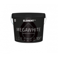 Element PRO MEGAWHITE Фарба інтер'єрна матова ультрабіла (10л)