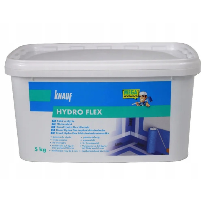 Гидроизоляция готовая KNAUF (КНАУФ) HYDRO FLEX, 5 кг