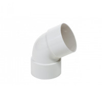  Колено двухраструбовое Profil  d100 /67°/белый
