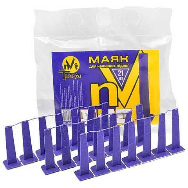 Маяки для наливных полов (21шт) (MNP1)