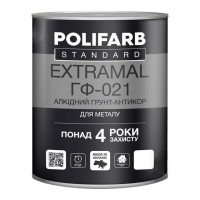 Грунтовка Polifarb ExtraMal ГФ-021 (2,8 кг/серая)