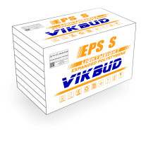 Пінопласт VIKBUD EPSS  S  100мм 1*0,5м  8кг/м3