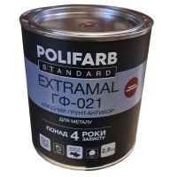 Грунтовка Polifarb  ExtraMal ГФ-021 (2,7 кг/красно-коричневая)