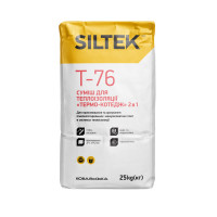 Клей для пінопласту та мінеральної вати Siltek T-76 Термо-Котедж (приклеювання та армування) (25 кг)