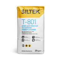 Клей для плитки и камня универсальный Т-801 SILTEK 25кг
