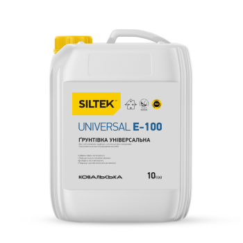 Грунтівка  універсальна  глибокопроникаюча Siltek E-100 Universal прозора  (10л)
