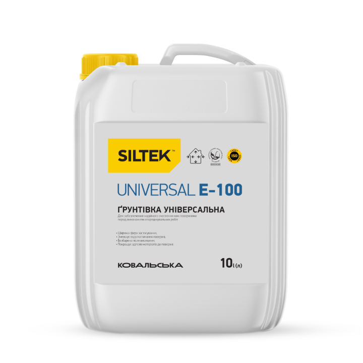 Грунтовк ауниверсальная глубокопроникающая  Siltek E-100 Universal прозрачная (10л)