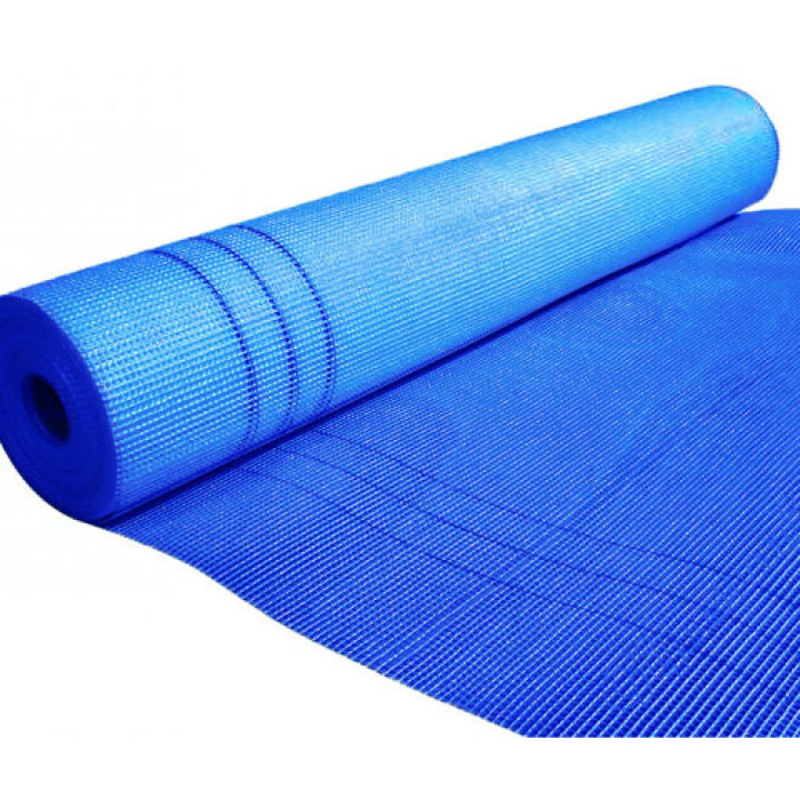  Сітка штукатурна Fiberglass синя 6х5 (160г/м.кв./50м.)