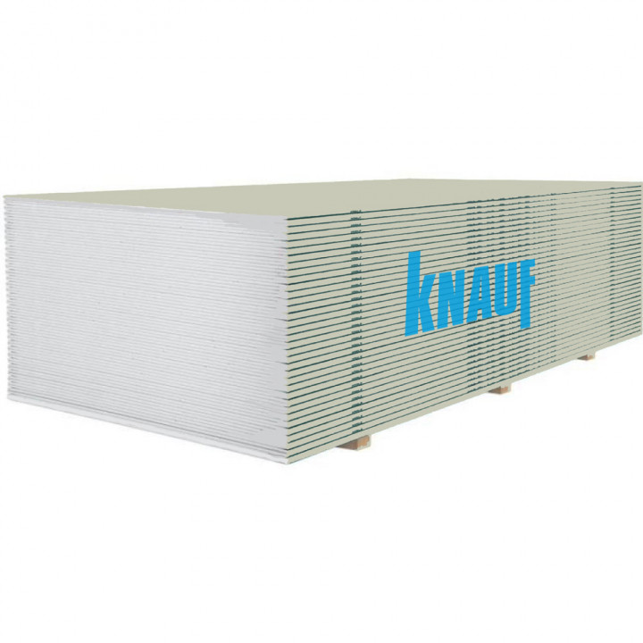 Гипсокартон стеновой Knauf (12,5мм/2м)