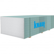 Гипсокартон стеновой влагостойкий Knauf (12,5мм/2,5м)