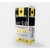 Штукатурка цементна для зовнішніх і внутрішніх робіт Wallmix C-15 (25кг.)