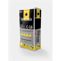 Штукатурка цементно-вапняна для газоблоку машинного нанесення Wallmix C-16 (25кг.)