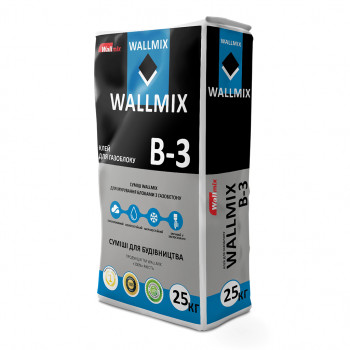 Клей для газоблока Wallmix В-3 (25кг.)