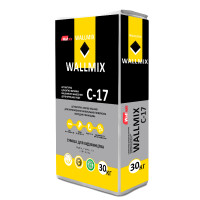 Штукатурка цементно-вапняна легка (для машинного нанесення) Wallmix C-17 (30кг.)