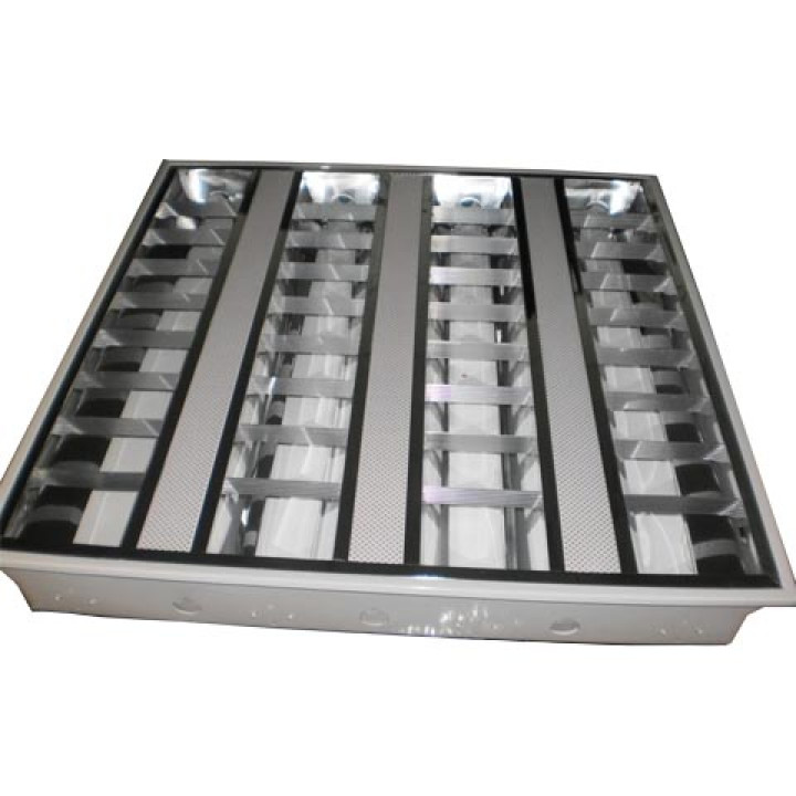 Lumen Светильник растр. 600*600 призм. универсал. LED 4*10 Холодный свет